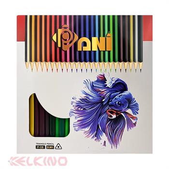 مداد رنگی 24 رنگ جعبه ای پانی Pani